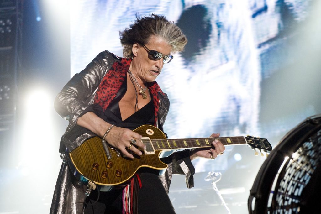 Joe Perry Playing Guitar